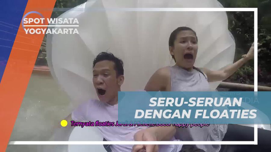 Seru-seruan Dengan Floaties Menjelang Kedung Pedut, Yogyakarta
