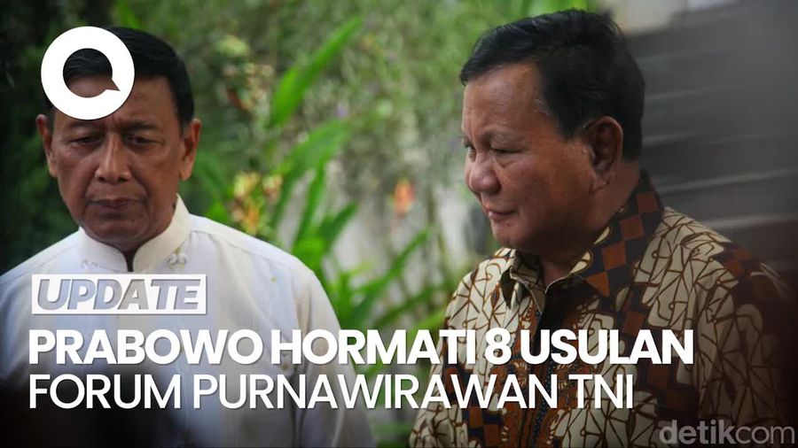 Video: 8 Poin Usulan Forum Purnawirawan TNI yang Akan Dipelajari Prabowo