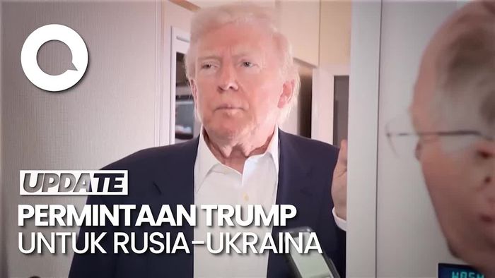 Video Trump Serukan Pertemuan Tingkat Tinggi Rusia-Ukraina