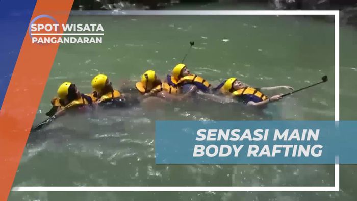 Mengalami Sensasi Body Rafting Bersama Teman di Green Canyon, Pangandaran