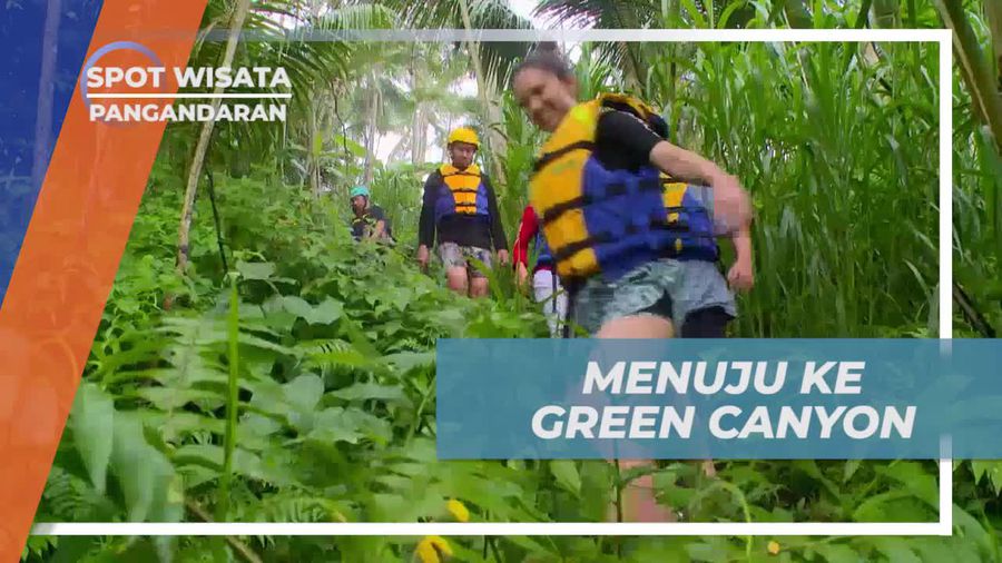 Menuju Keindahan Green Canyon di Pangandaran