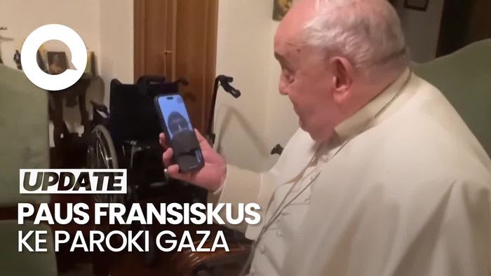 Video: Mengenang Momen Paus Fransiskus Video Call Paroki di Gaza