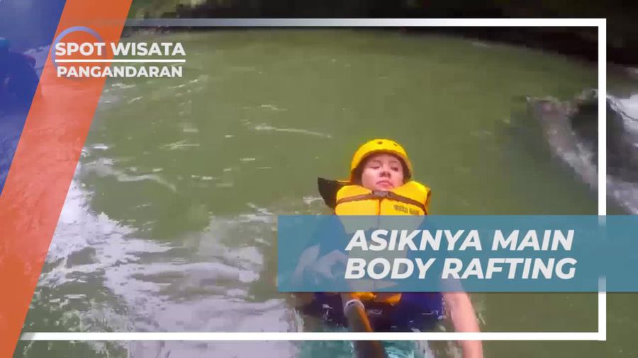 Merasakan Sensasi Body Rafting yang Seru di Green Canyon, Pangandaran