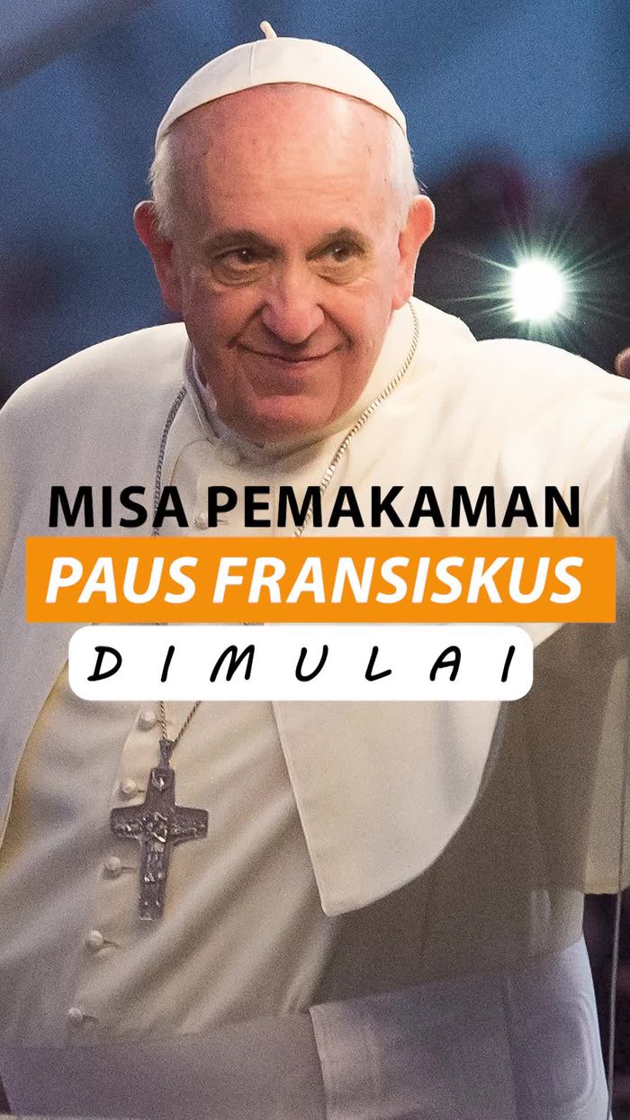 Video: Dipimpin 220 Kardinal, Misa Pemakaman Paus Fransiskus Dimulai