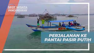 Berkunjung ke Pantai Pasir Putih yang Indah di Pangandaran