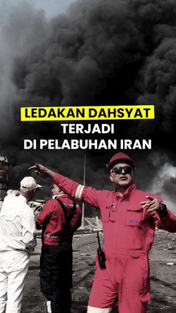 Video: Detik-detik Ledakan Dahsyat di Iran, Lukai 516 Orang