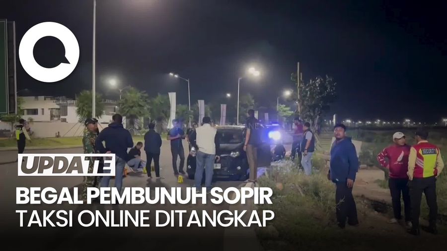 Video: Duo Begal Pembunuh Sopir Taksi Online di PIK 2 Ditangkap!