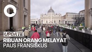 Video: Ribuan Umat Katolik Dunia Melayat Paus Fransiskus di Basilika Santo Petrus
