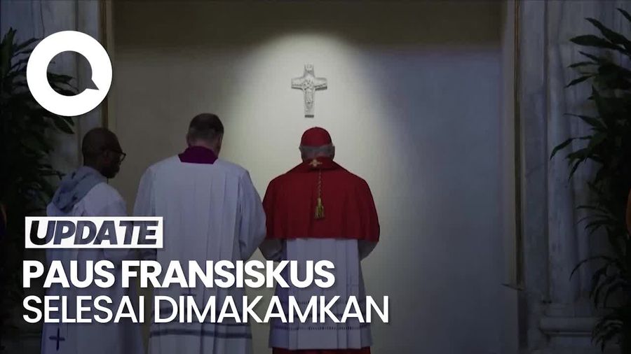 Video: Jenazah Paus Fransiskus Selesai Dimakamkan di Basilika Santa Maria Maggiore