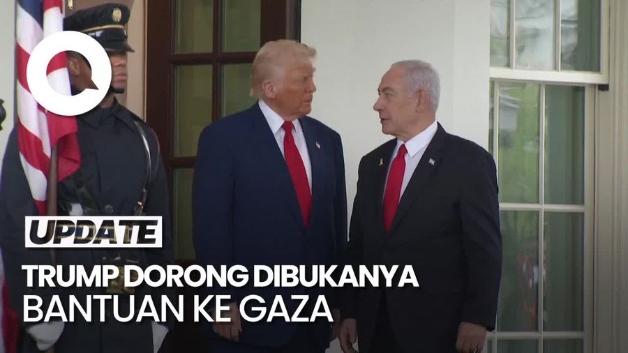 Video Trump Minta Netanyahu Buka Bantuan ke Gaza: Orang-orang Itu Menderita