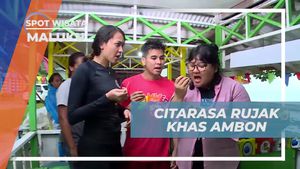 Mencicipi Kesegaran Rujak Khas Ambon di Pantai Natsepa, Maluku
