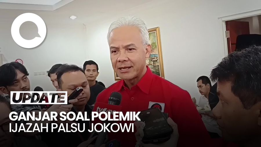 Video Ganjar Ogah Komentari Polemik Ijazah Jokowi: Lebih Tertarik soal PHK