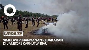 Video Antusiasme Peserta saat Simulasi Penanganan Karhutla di Jambore Riau