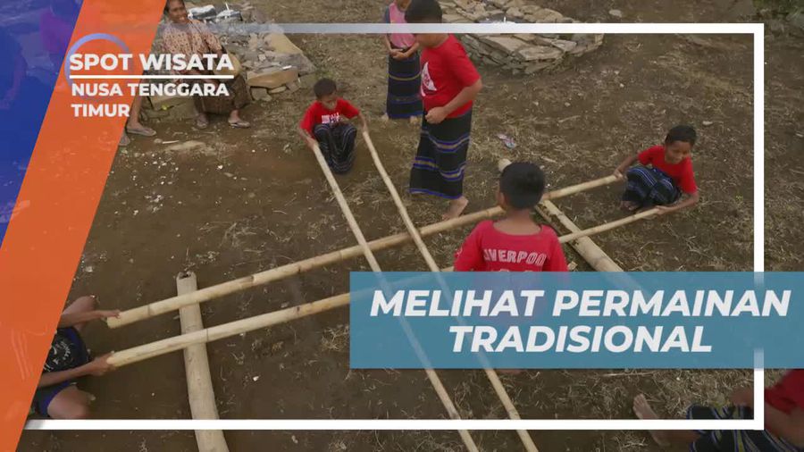 Saksikan Anak-Anak Bermain Permainan Tradisional di Nusa Tenggara Timur