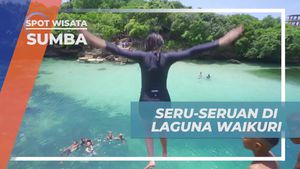 Bersantai dan Seru-Seruan di Air Jernih Laguna Waikuri, Sumba