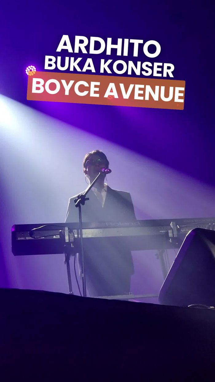 Video: Aksi Ardhito Buka Konser Boyce Avenue di Jakarta
