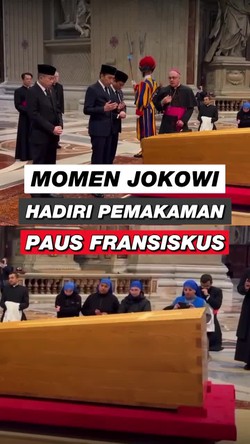 Video: Jokowi Sampaikan Pesan Prabowo saat Hadiri Pemakaman Paus Fransiskus