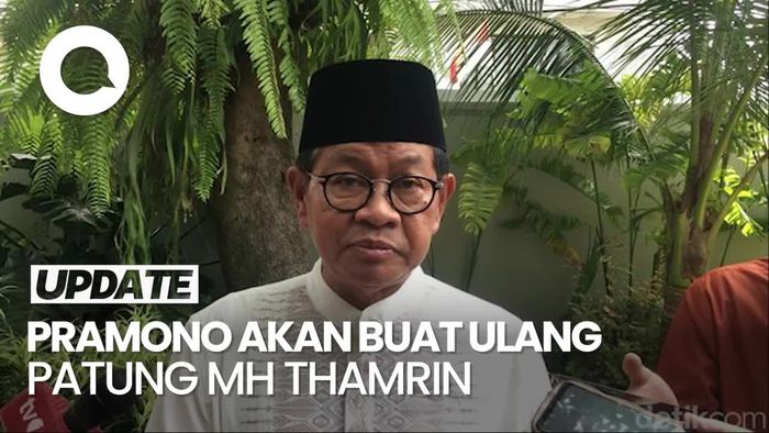Video: Rencana Pramono Mau Buat Ulang Patung MH Thamrin
