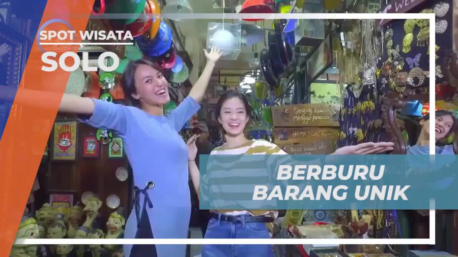 Berburu Barang Unik dan Kuno di Pasar Triwindu, Solo