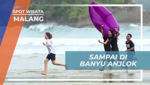 Menjajal Keindahan Air Terjun Unik di Pantai Banyu Anjlok, Malang