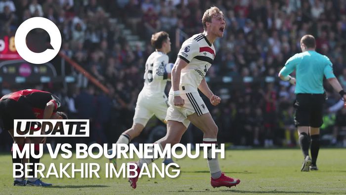 Video: Hojlund Selamatkan MU dari Kekalahan atas Bournemouth