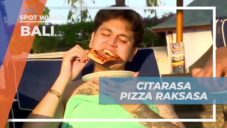 Nikmati Pizza Raksasa di Splash Waterpark, Bali