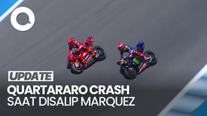 Video Detik-detik Quartararo Crash Saat Disalip Marquez