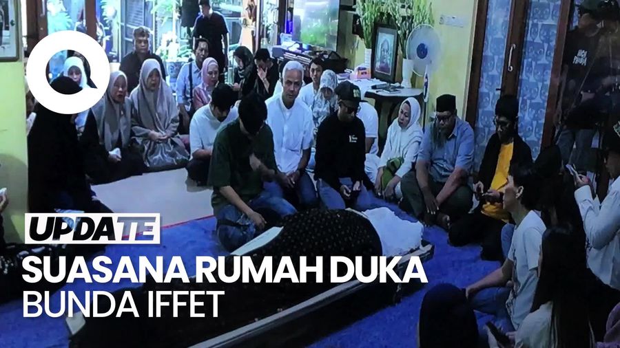 Video: Ganjar Pranowo hingga Band Gigi Melayat ke Rumah Duka Bunda Iffet