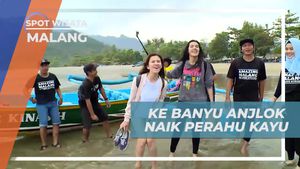 Berkendara dengan Perahu Kayu Menuju Keindahan Banyu Anjlok, Malang