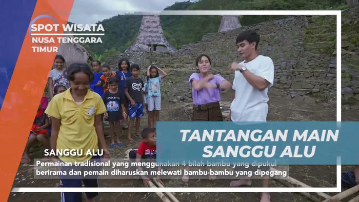 Hadapi Tantangan Bermain Sanggu Alu Bersama Anak-Anak di Nusa Tenggara Timur