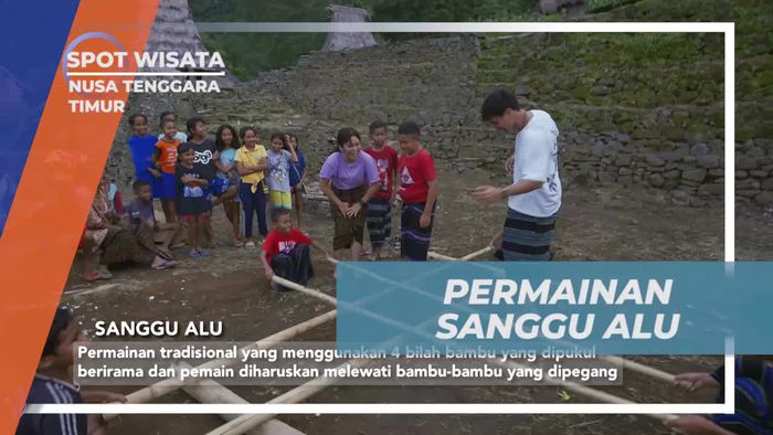 Coba Permainan Sanggu Alu Bersama Anak-Anak di Nusa Tenggara Timur