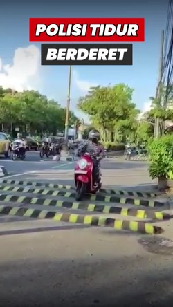 Video: Melihat Polisi Tidur Berderet di Klaten yang Tuai Sorotan