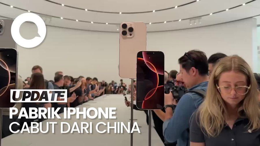 Video: Apple Bakal Pindahkan Pabrik iPhone dari China ke Negara Lain