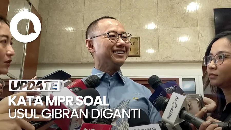 Video: Respons MPR soal Usulan Penggantian Wapres Gibran