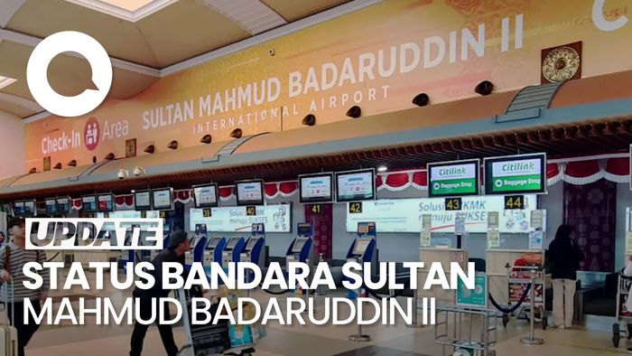 Video: Bandara Sultan Mahmud Badaruddin II Kembali Berstatus Bandara Internasional 