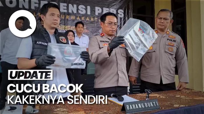 Video: Kakek di Purwakarta Dibacok Cucu Sendiri
