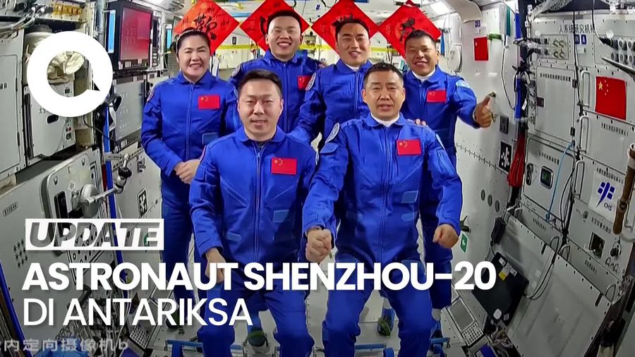 Video: Kala Astronaut Shenzhou-20  China Tiba di Stasiun Luar Angkasa