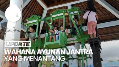 Video: Menjajal Wahana Legendaris Ayunan Jantra di Bali