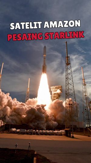 Video Satelit Internet Kuiper Milik Amazon Meluncur Jadi Pesaing Starlink