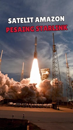 Video Satelit Internet Kuiper Milik Amazon Meluncur Jadi Pesaing Starlink