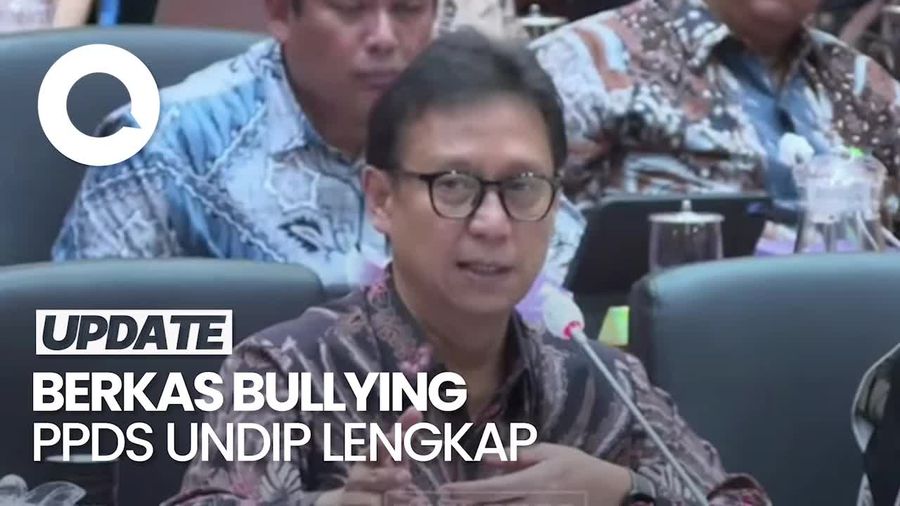 Video: Menkes Sebut Kasus Bullying PPDS Undip Dokter Aulia Sudah P21