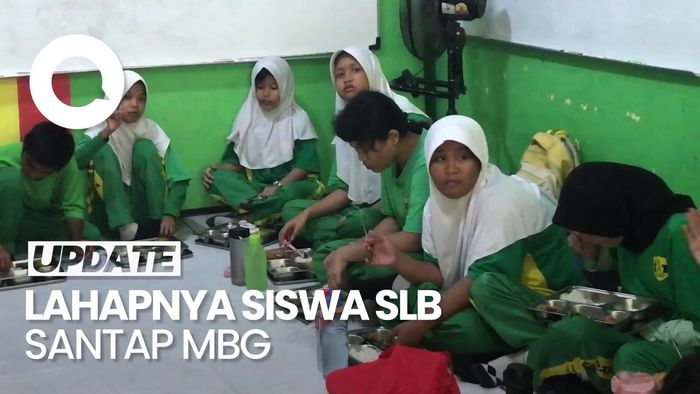Video: Antusiasme Siswa SLB Santap Menu Makan Bergizi Gratis