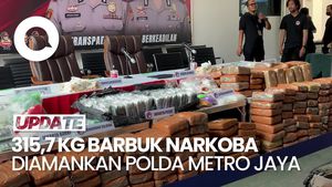 Video Tumpukan 315,7 Kg Barbuk Narkoba Senilai Rp 48 M di Polda Metro Jaya