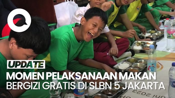 Video: Saat Siswa SLBN 5 Jakarta Saling Pinjamkan Alat Makan untuk MBG