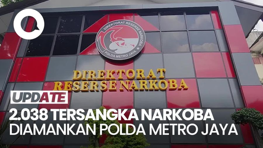 Video: Polda Metro Jaya Ringkus 2.038 Tersangka Narkoba Periode Februari-April
