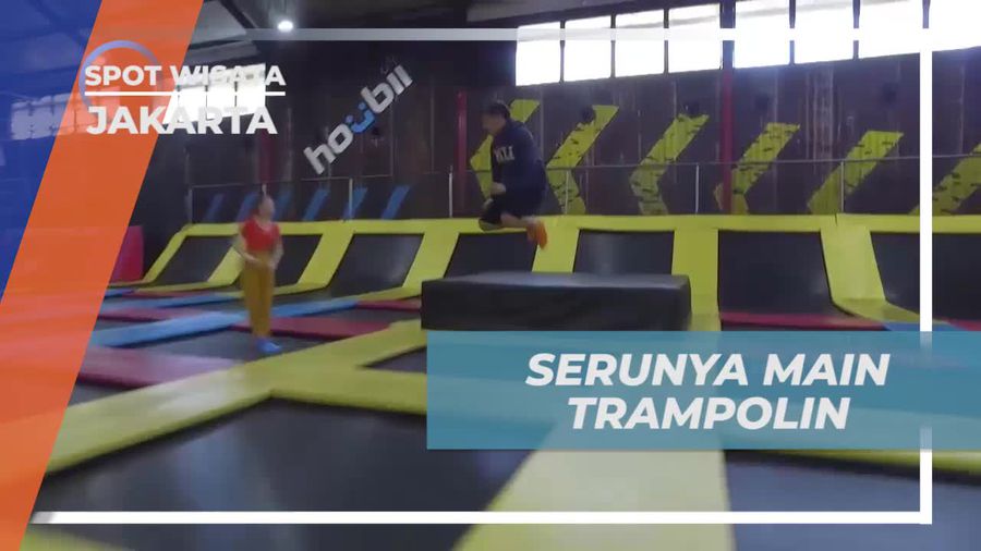 Bersantai dan Berolahraga di Trampolin Jakarta