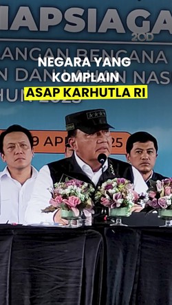 Video Menko Polkam: Singapura-Malaysia-Filipina Komplain Asap Karhutla 