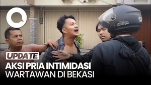 Video: Pria Ngamuk Intimidasi Wartawan yang Liput Lowongan Kerja Bodong di Bekasi
