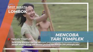 Mencoba Tarian Tomplek Pertama Kali di Lombok