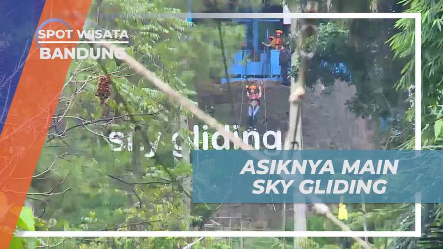 Menikmati Sensasi Sky Gliding, Bandung